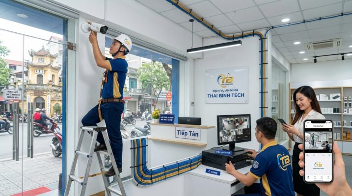 Lắp camera giám sát cho văn phòng, cửa hàng